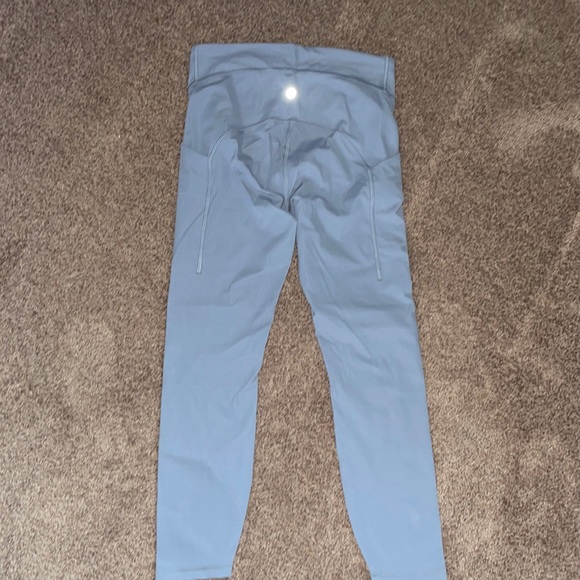 NWT Lululemon Power Thru High Waisted Leggings - Picture 3 of 3